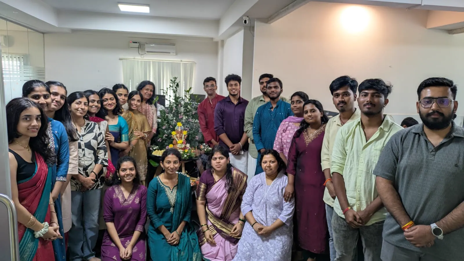 Subhanu Skill Academy cohort and mentors at the Jayanagar center